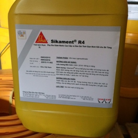 SIKAMENT R4 PHỤ GIA KÉO DÀI THỜI GIAN NINH KẾT